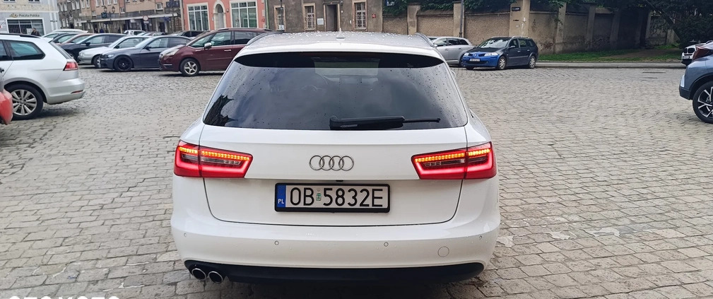 Audi A6 cena 56900 przebieg: 206000, rok produkcji 2012 z Brzeg małe 154
